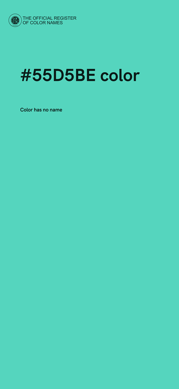 #55D5BE color image