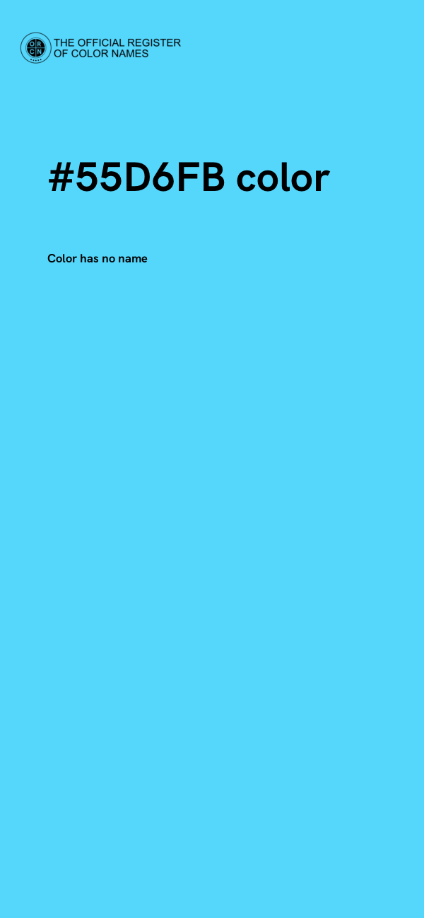 #55D6FB color image