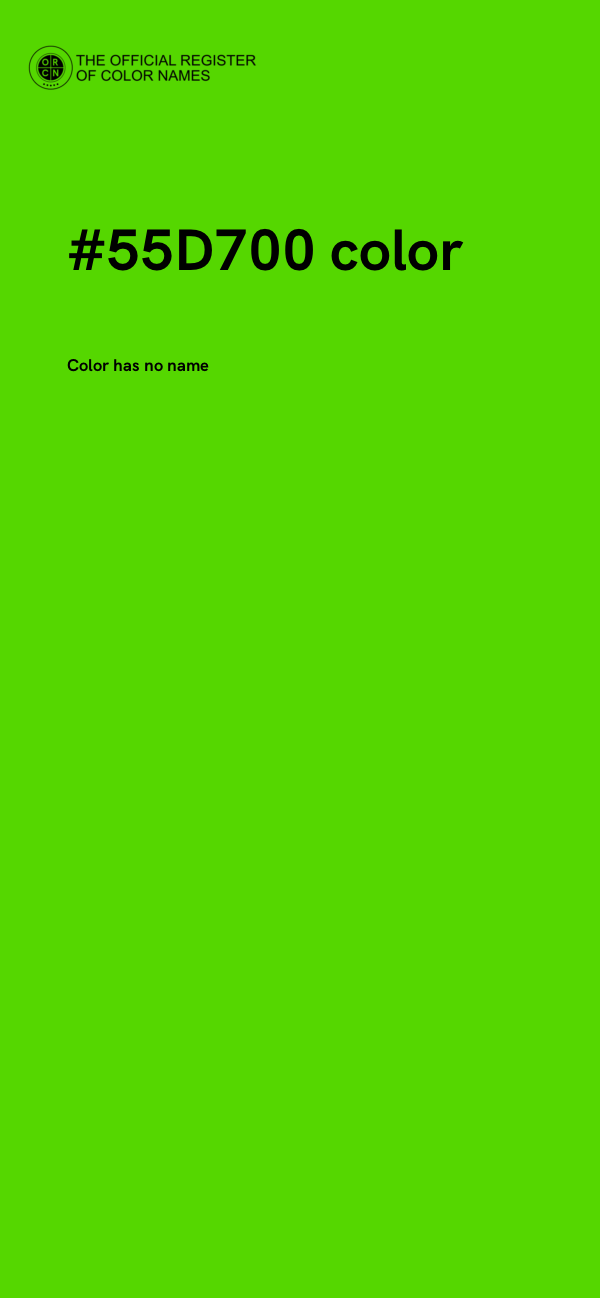 #55D700 color image