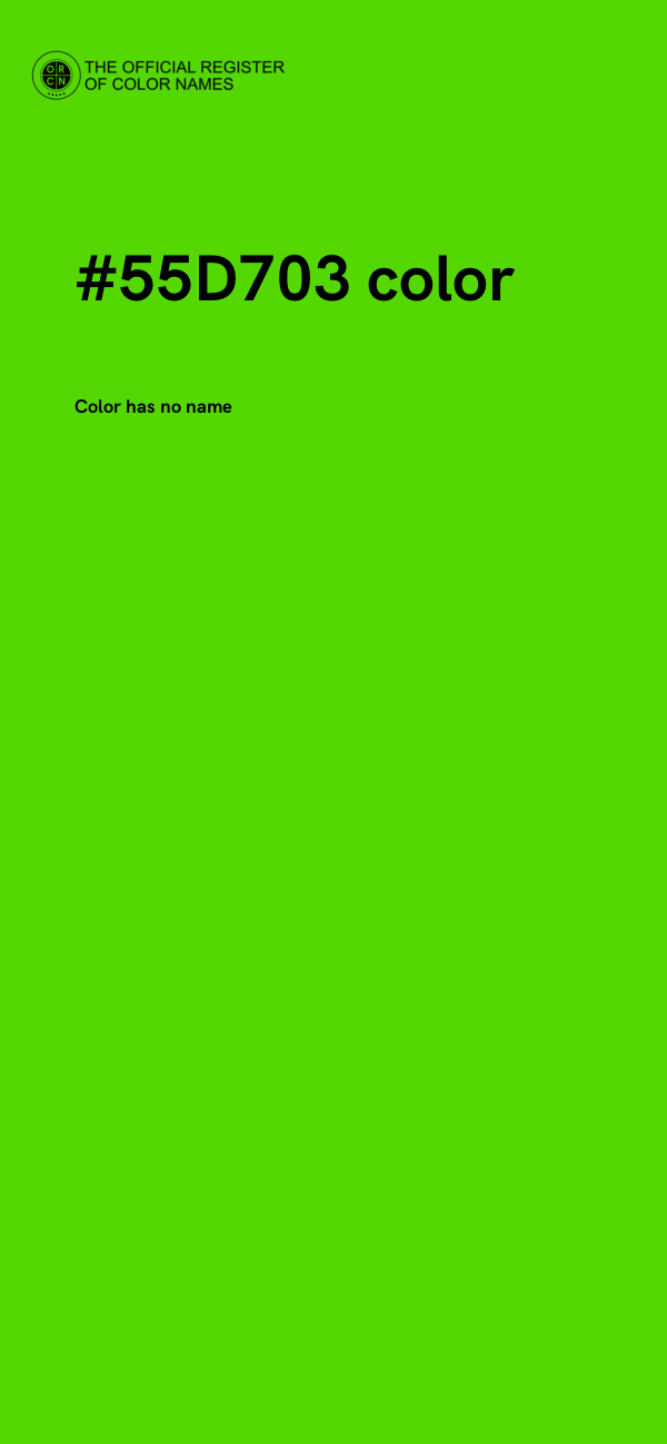 #55D703 color image