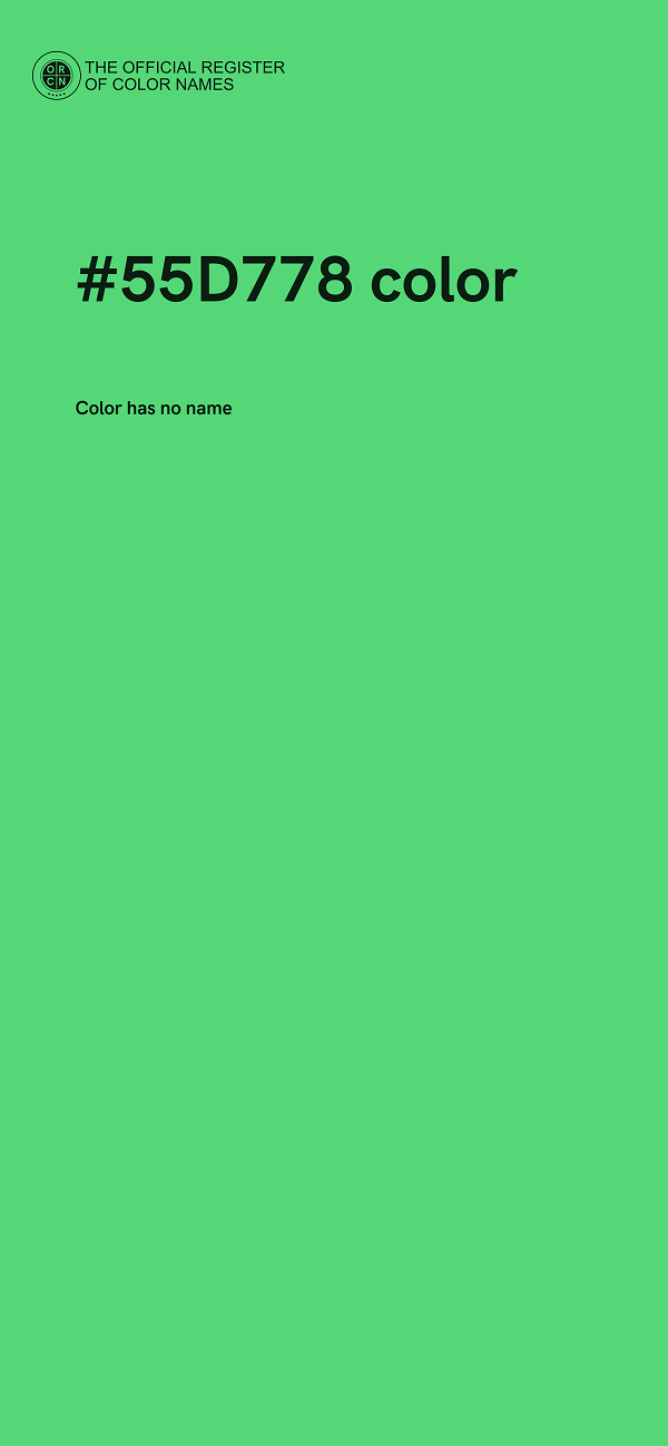 #55D778 color image
