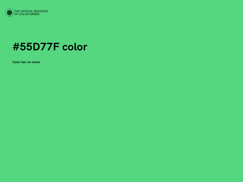 #55D77F color image