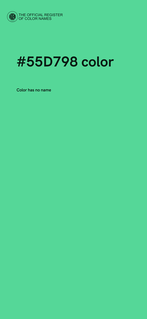 #55D798 color image