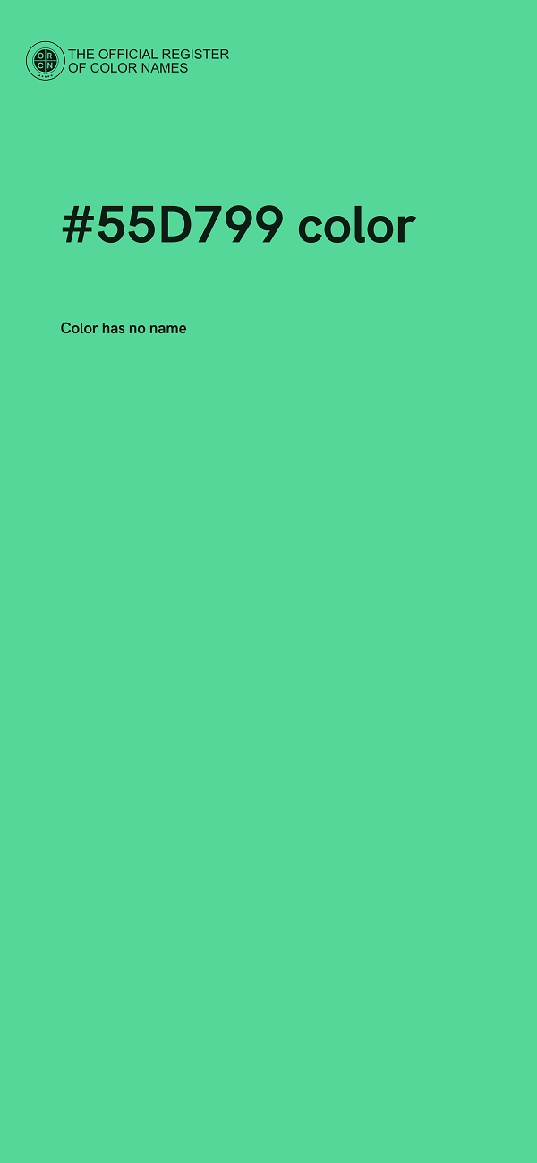 #55D799 color image