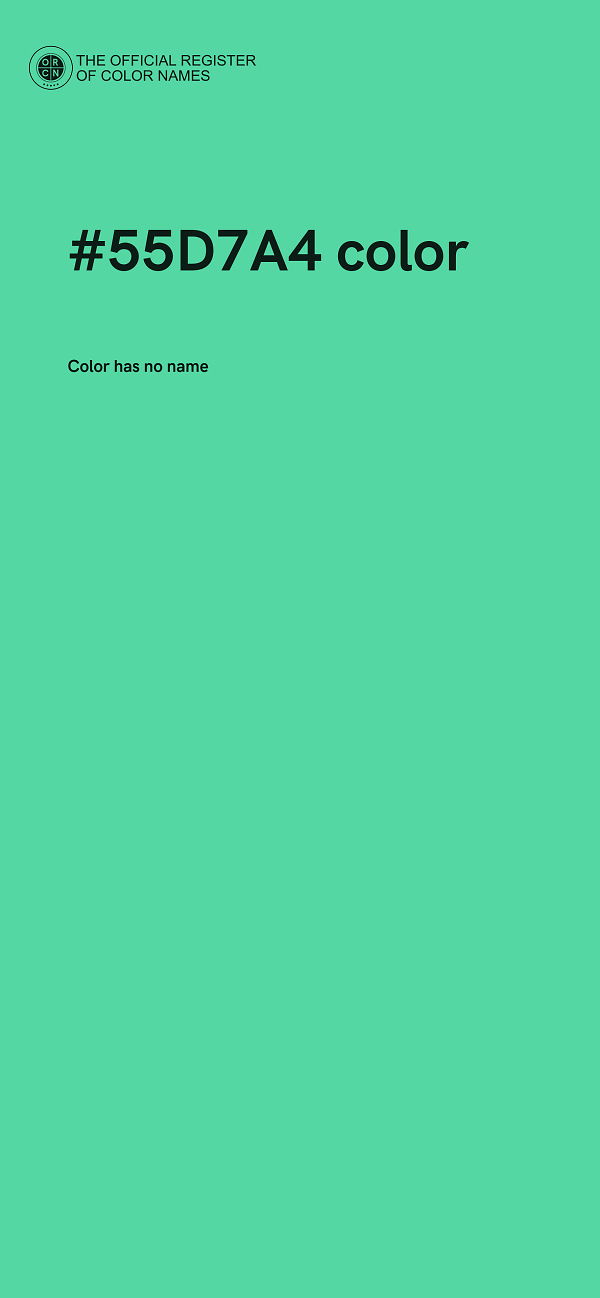 #55D7A4 color image