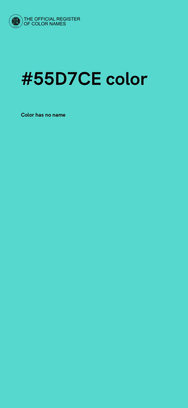 #55D7CE color image