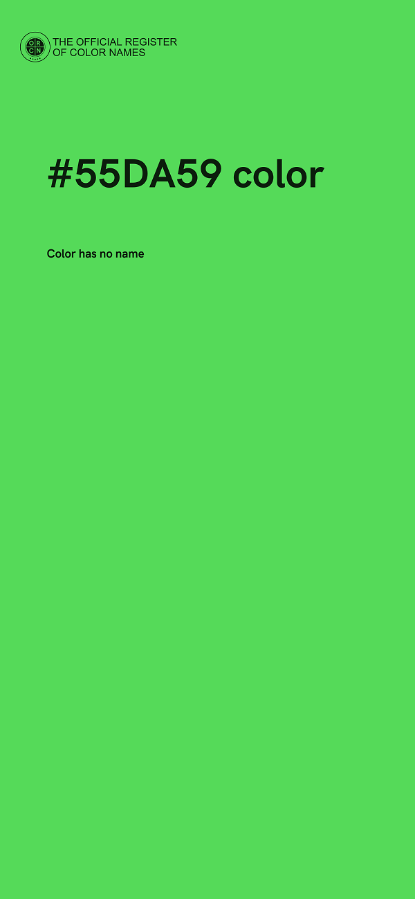 #55DA59 color image
