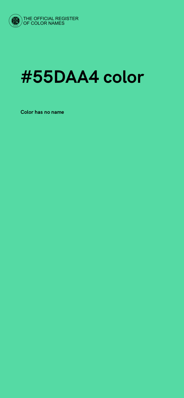 #55DAA4 color image