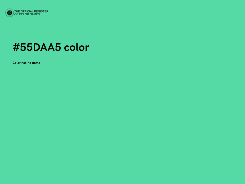 #55DAA5 color image