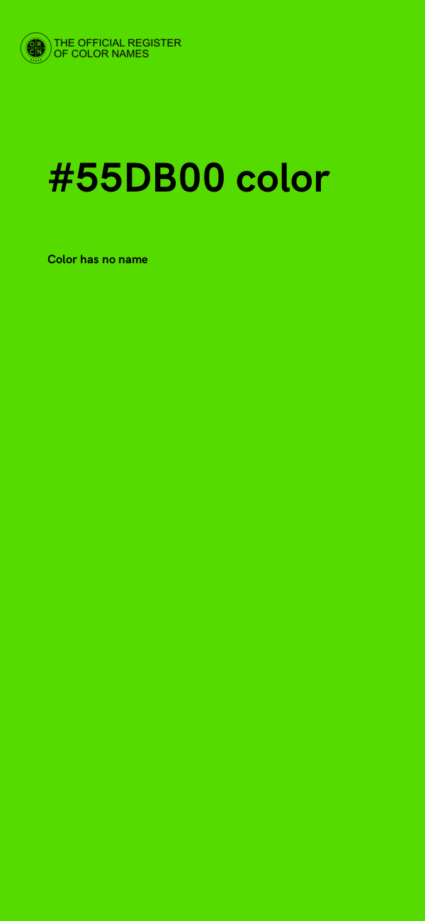 #55DB00 color image