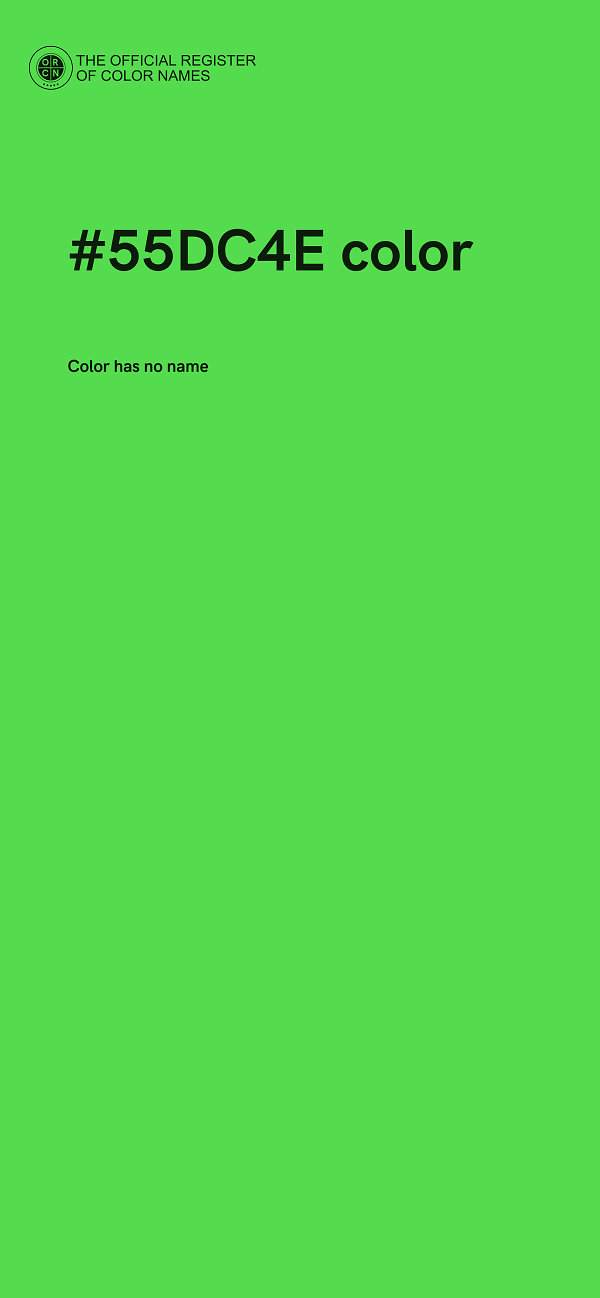 #55DC4E color image