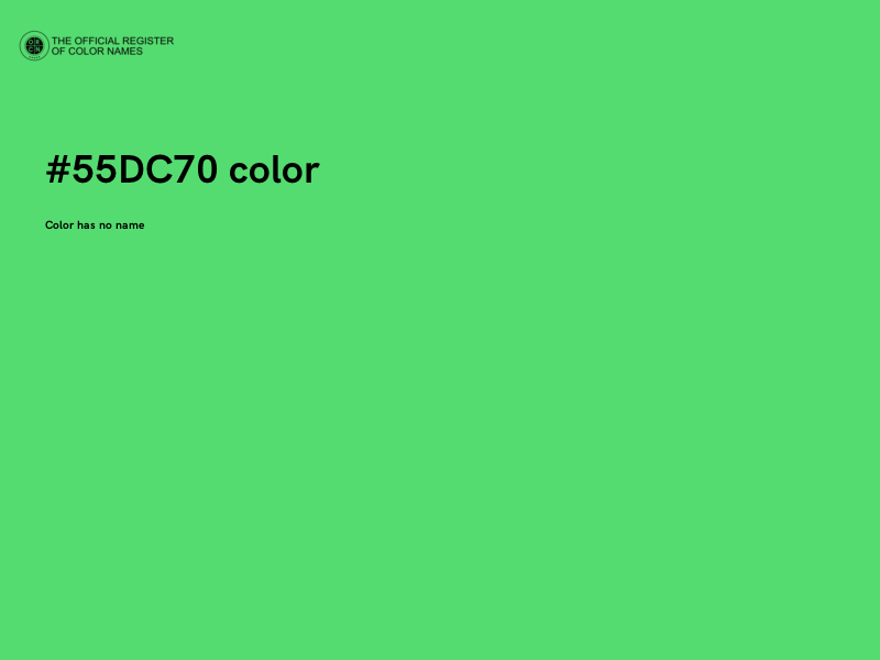 #55DC70 color image