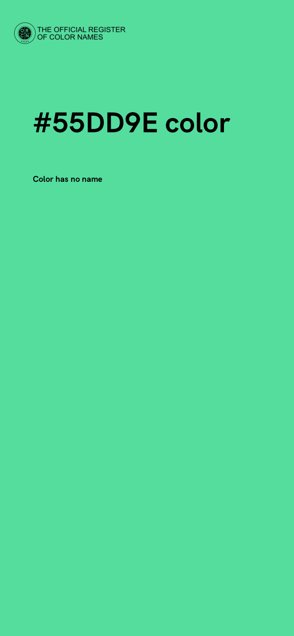#55DD9E color image