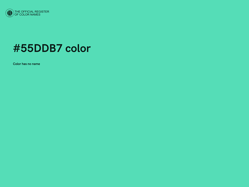 #55DDB7 color image