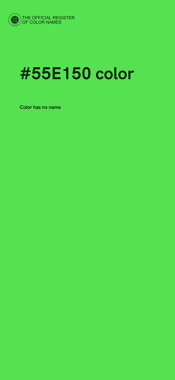 #55E150 color image