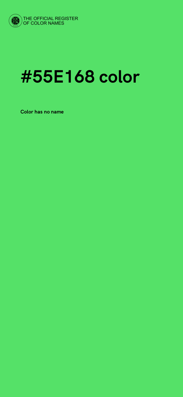 #55E168 color image