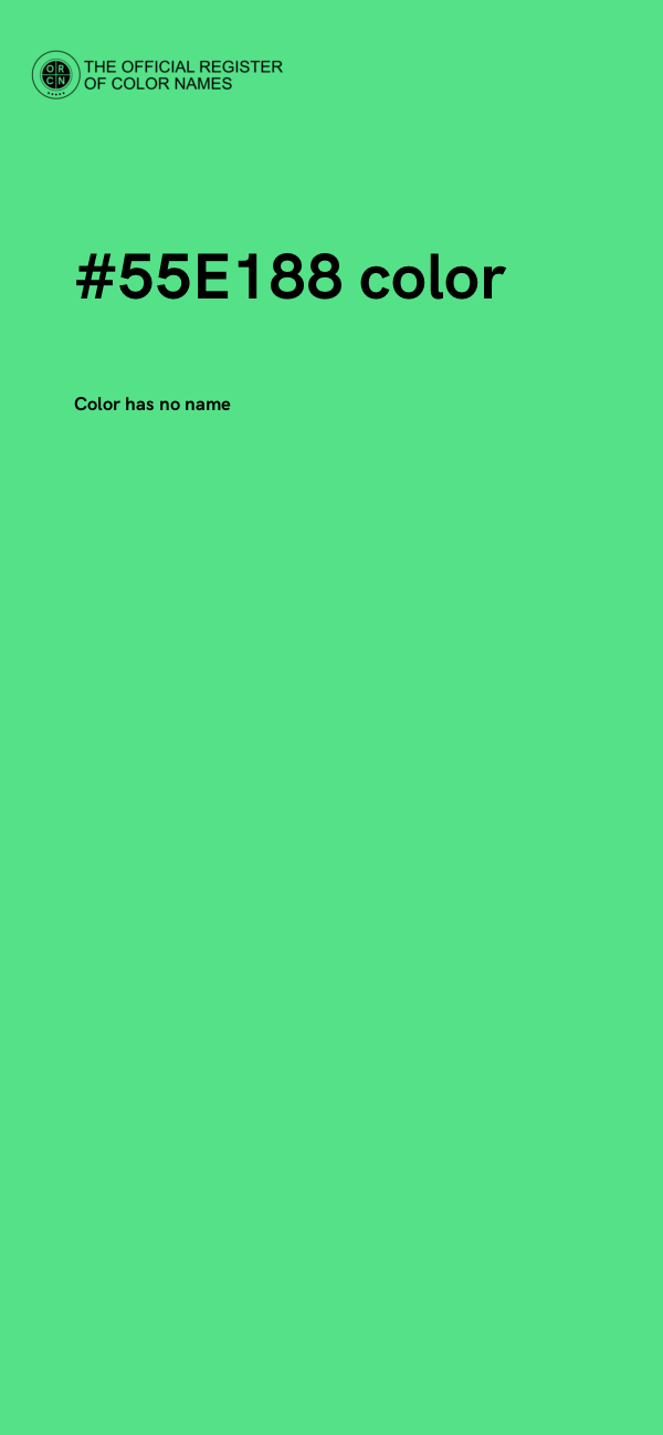 #55E188 color image