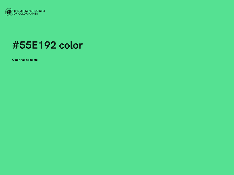 #55E192 color image
