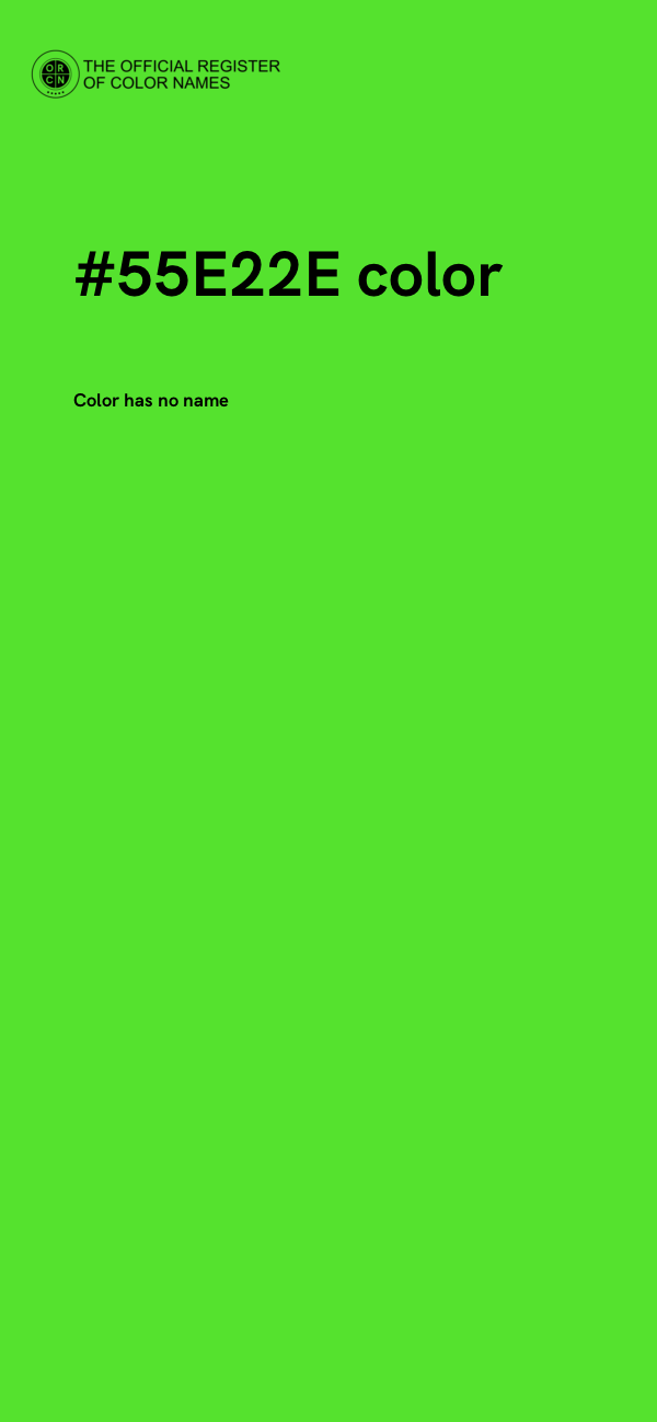 #55E22E color image
