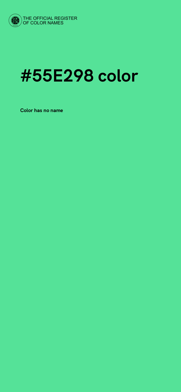 #55E298 color image