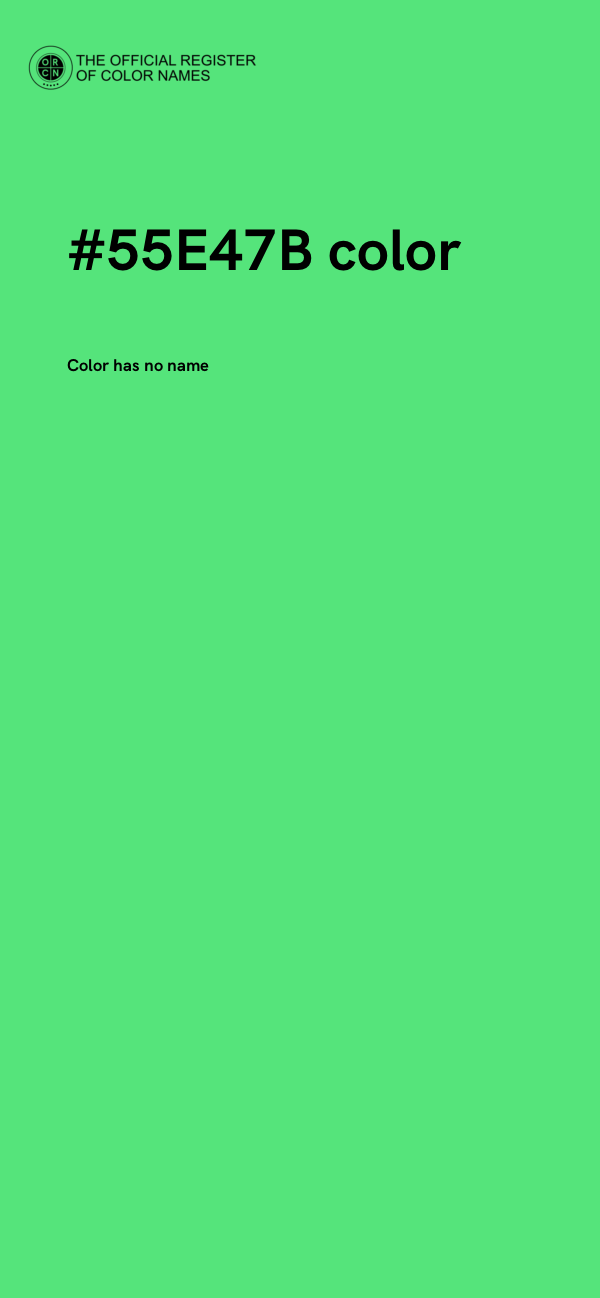 #55E47B color image