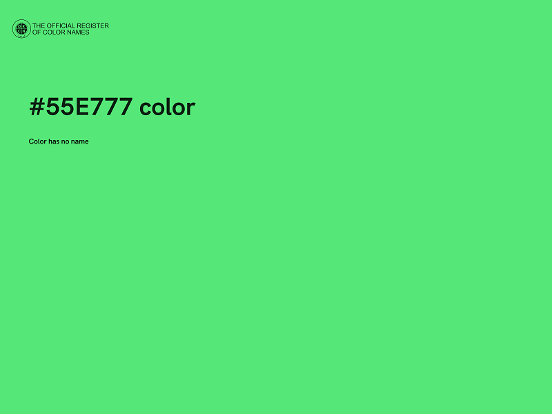 #55E777 color image