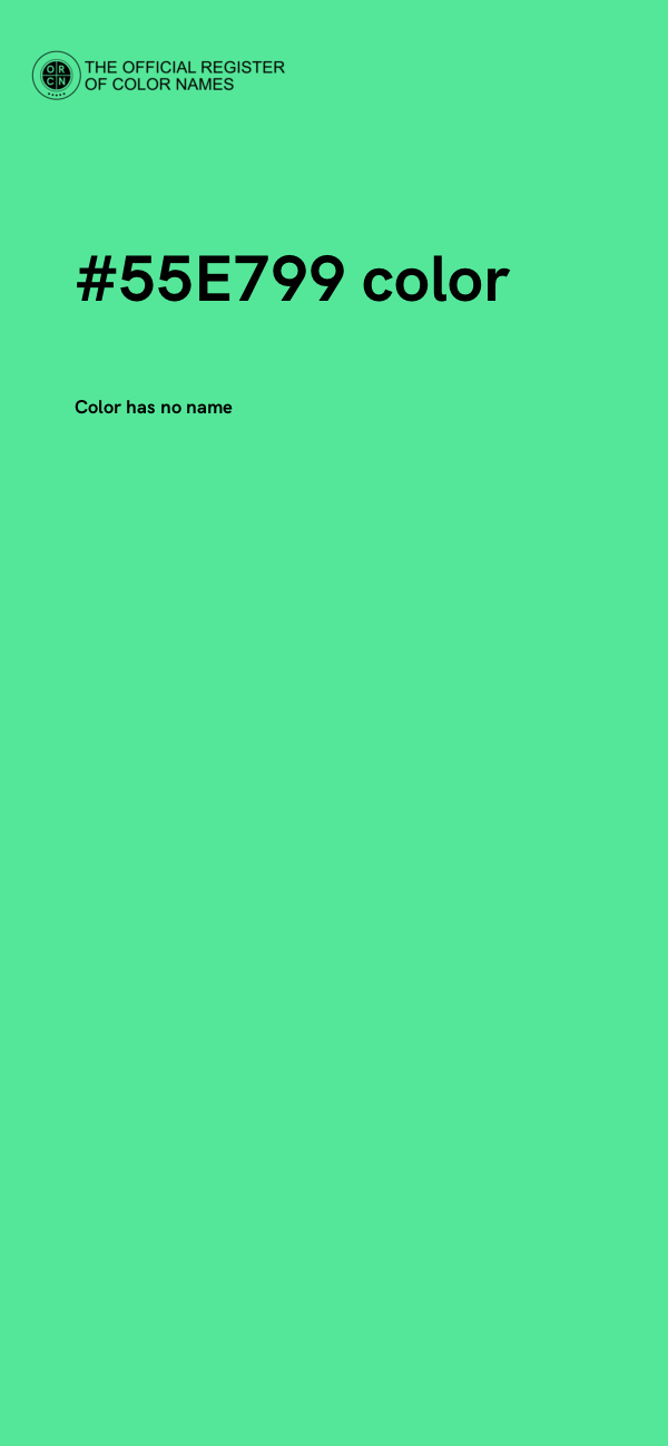 #55E799 color image
