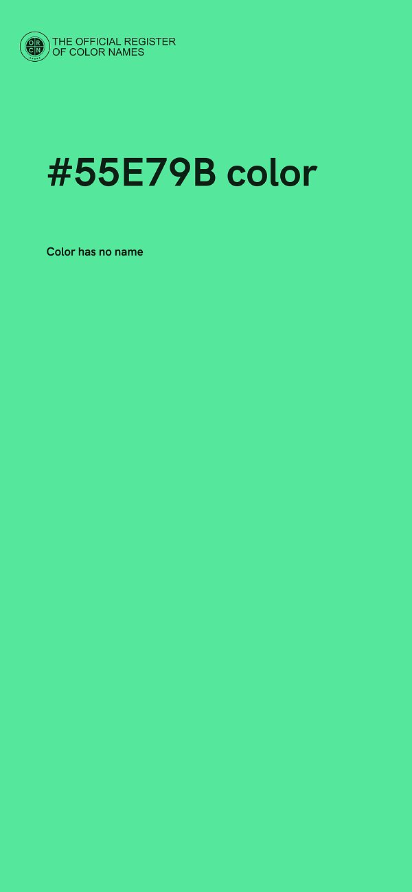 #55E79B color image