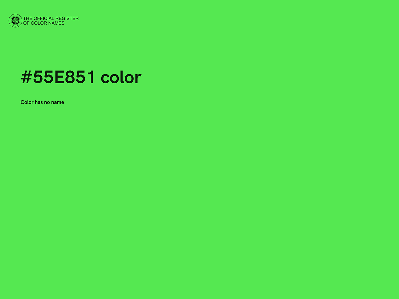 #55E851 color image