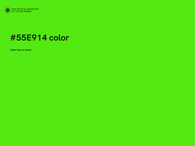 #55E914 color image