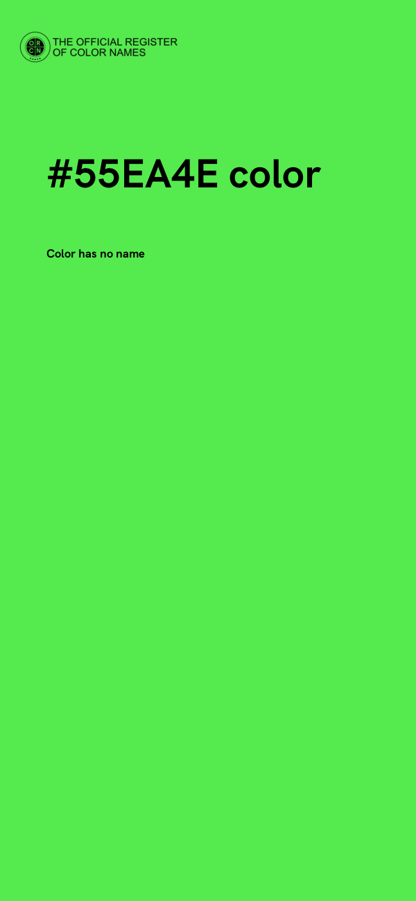 #55EA4E color image