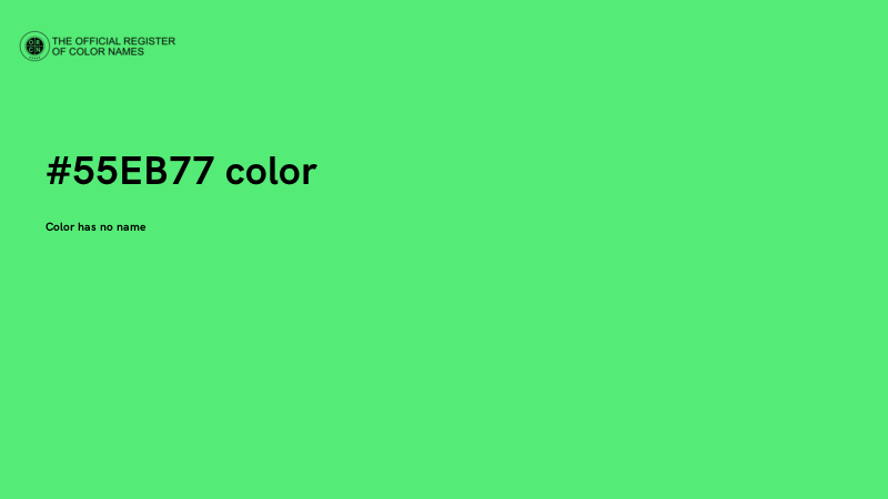 #55EB77 color image