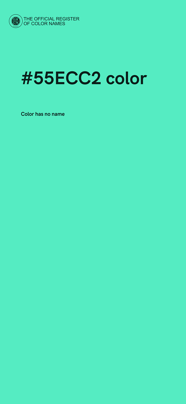 #55ECC2 color image