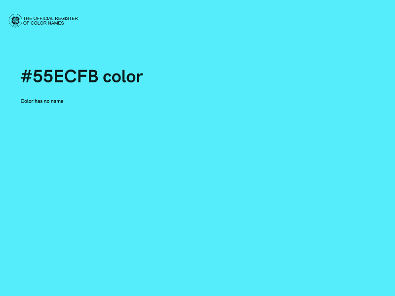 #55ECFB color image