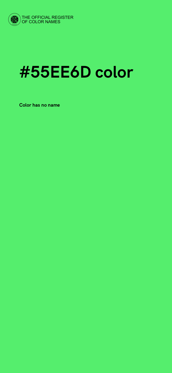 #55EE6D color image