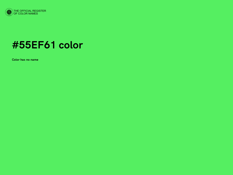 #55EF61 color image