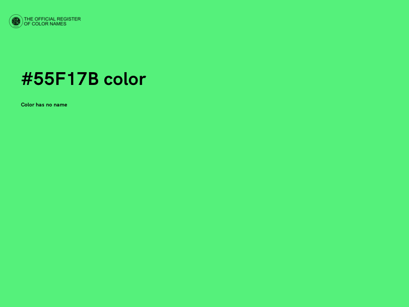 #55F17B color image