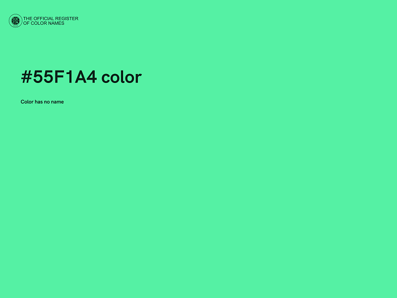 #55F1A4 color image