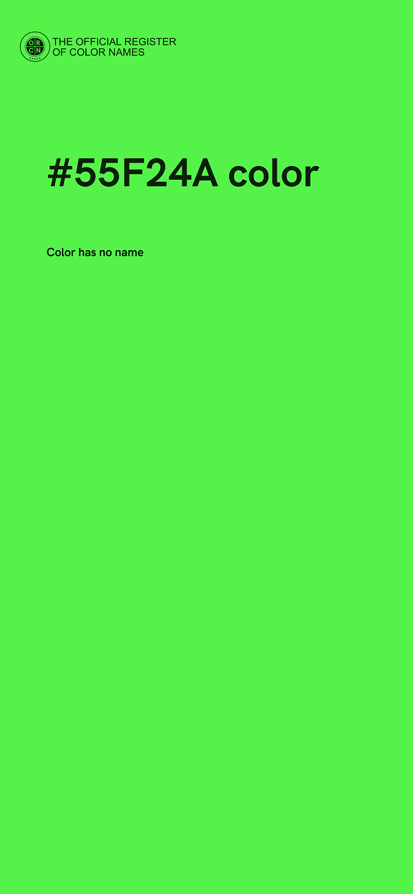 #55F24A color image