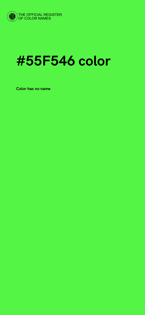 #55F546 color image