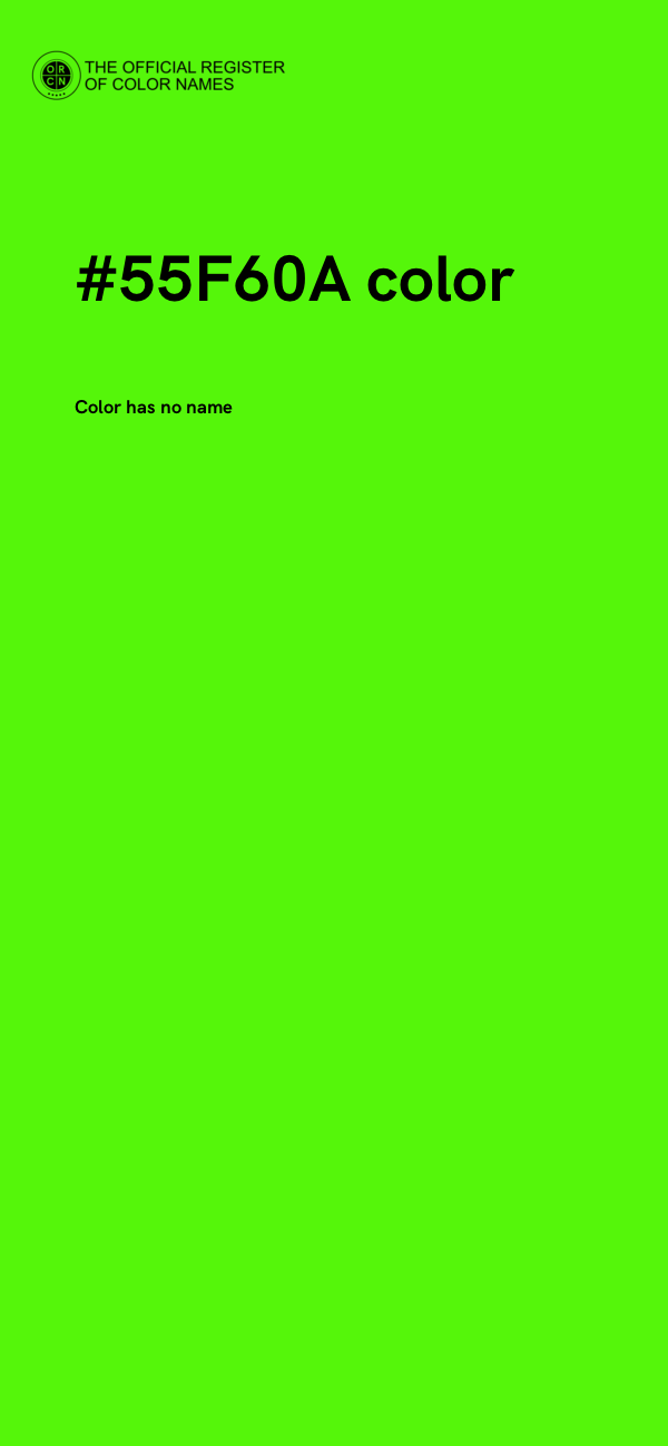 #55F60A color image