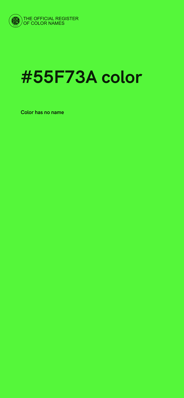 #55F73A color image