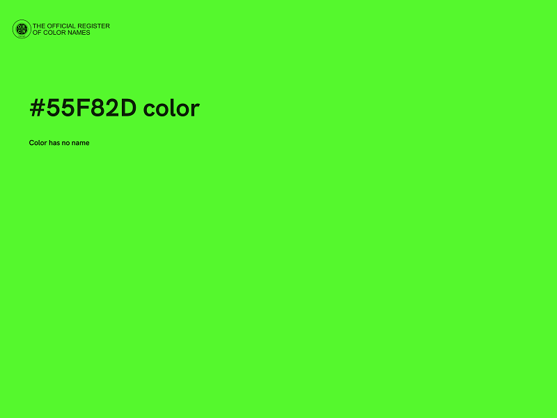 #55F82D color image