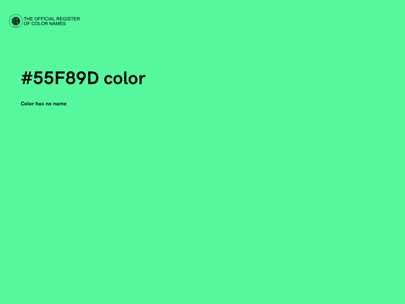 #55F89D color image