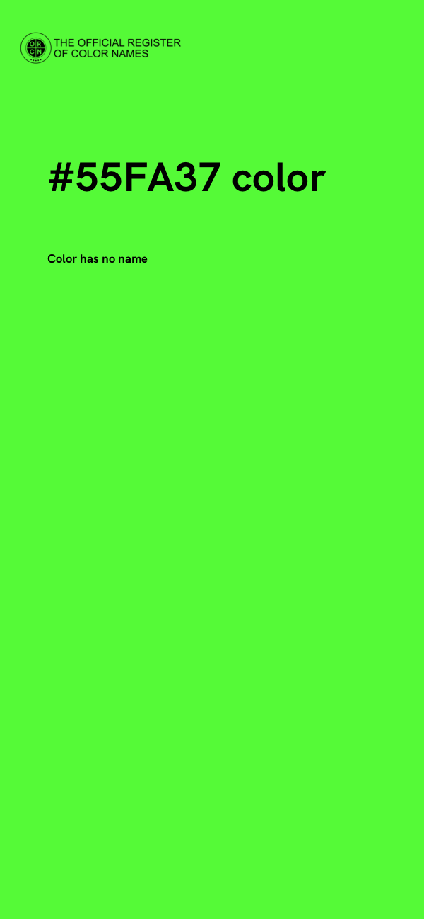 #55FA37 color image