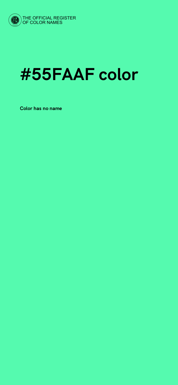 #55FAAF color image