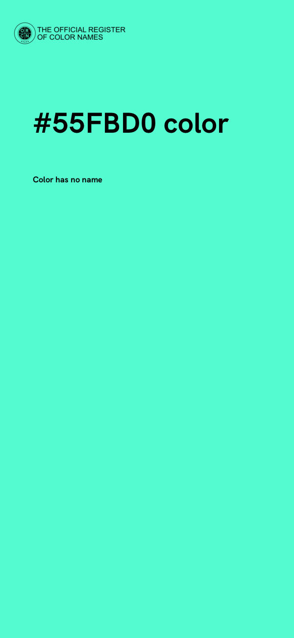 #55FBD0 color image