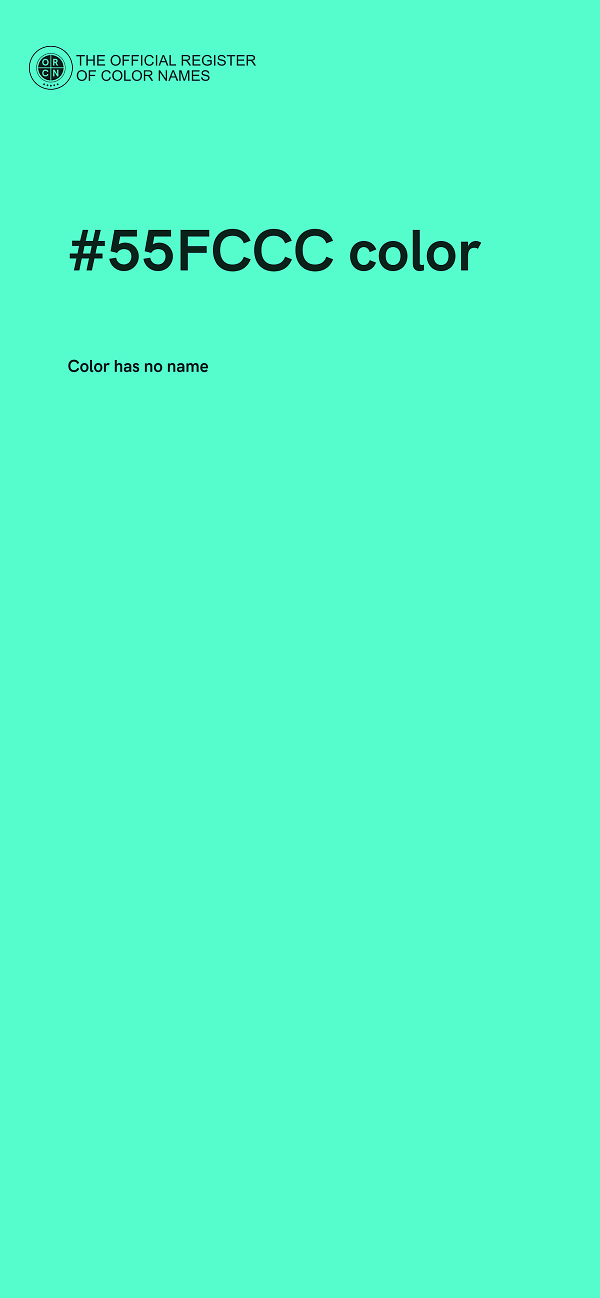 #55FCCC color image