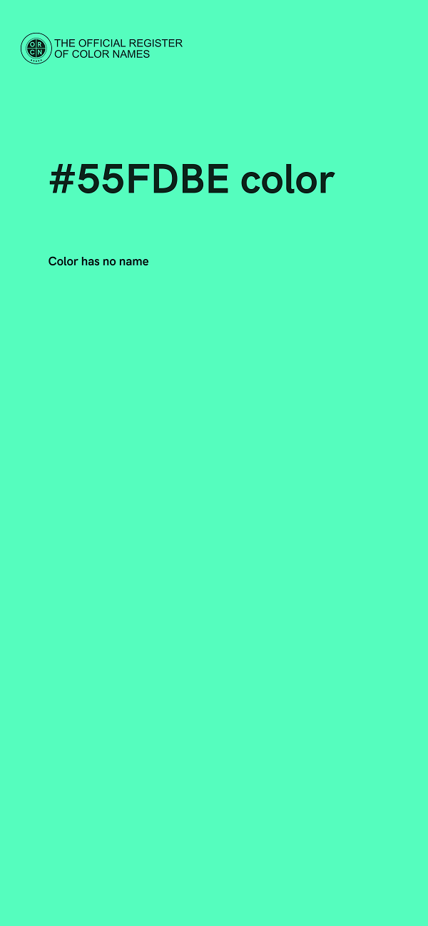 #55FDBE color image