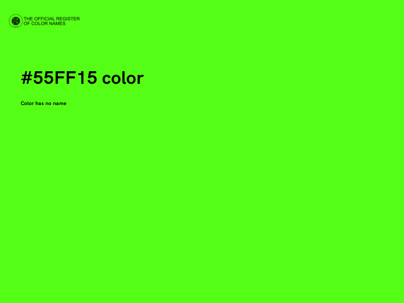 #55FF15 color image